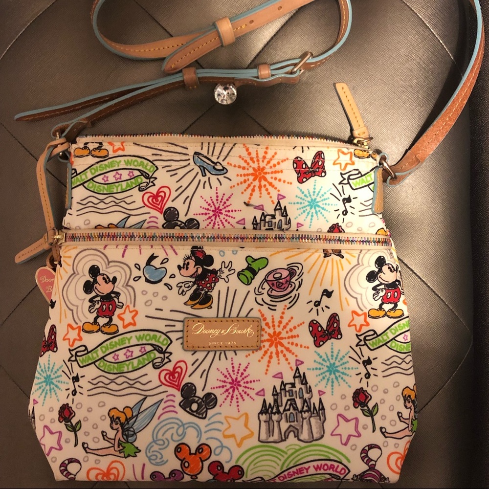 DISNEY Dooney & Bourke Sketch Crossbody Purse